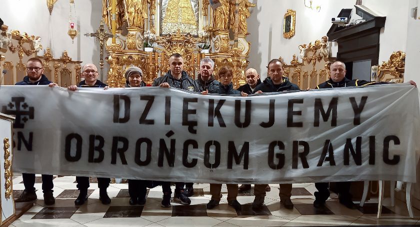 Rycerze ze Stężycy modlili się w Kodniu w intencji żołnierzy