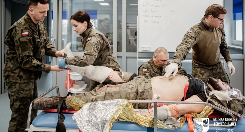 Lubelscy Terytorialsi szkolili się pod okiem ratowników medycznych