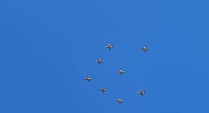 Dzisiaj pokaz Black Eagles. Popatrzymy z okolic lotniska