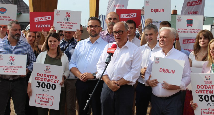 Lewica odwiedziła Dęblin. Rozmawiała o problemach mieszkańców