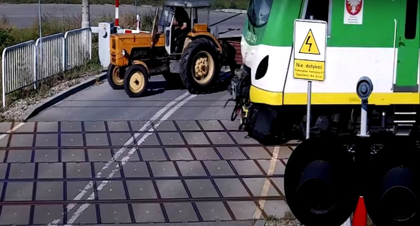 Kletnia. O krok od tragedii na przejeździe kolejowym