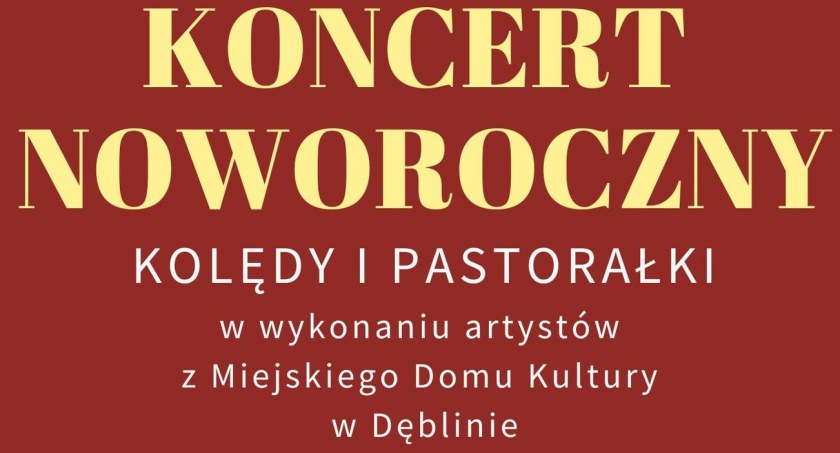 Koncert już w piątek