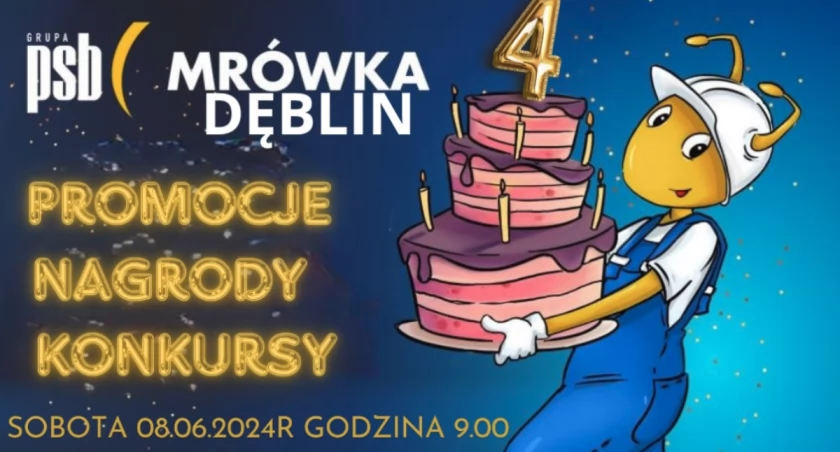 PSB Mrówka Dęblin zaprasza na urodziny!