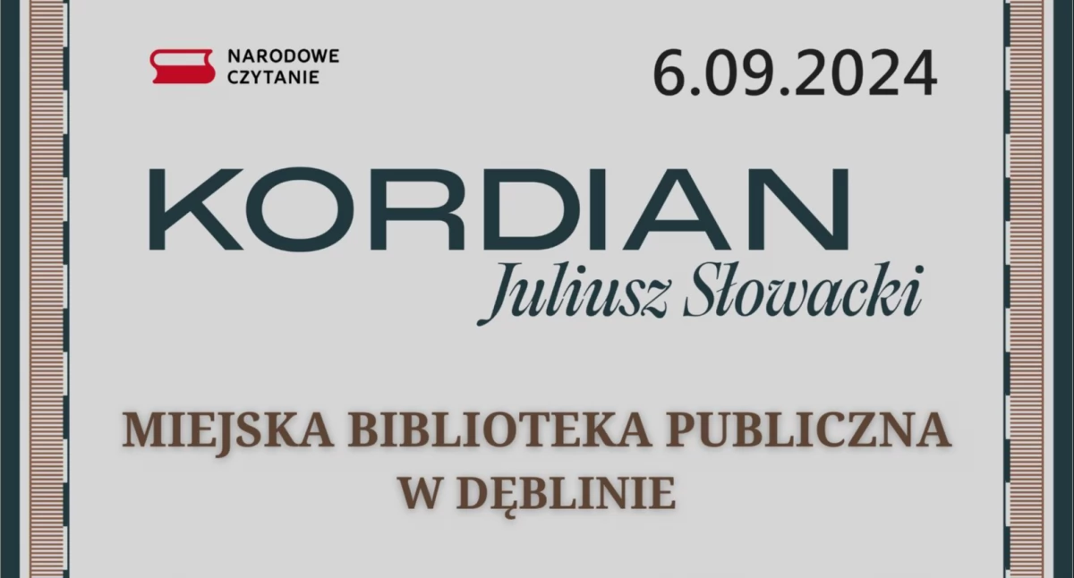 Wspólne Czytanie w Dęblinie: Dołącz do Akcji z Miejską Biblioteką Publiczną