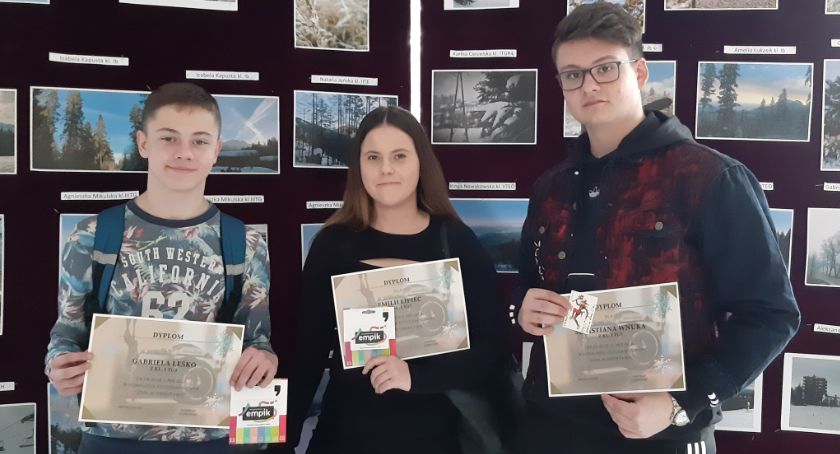 Najlepsze zdjęcia zrobili uczniowie klasy pierwszej