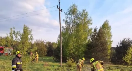 Ale było niebezpiecznie! Śmigłowiec zerwał linię energetyczną!