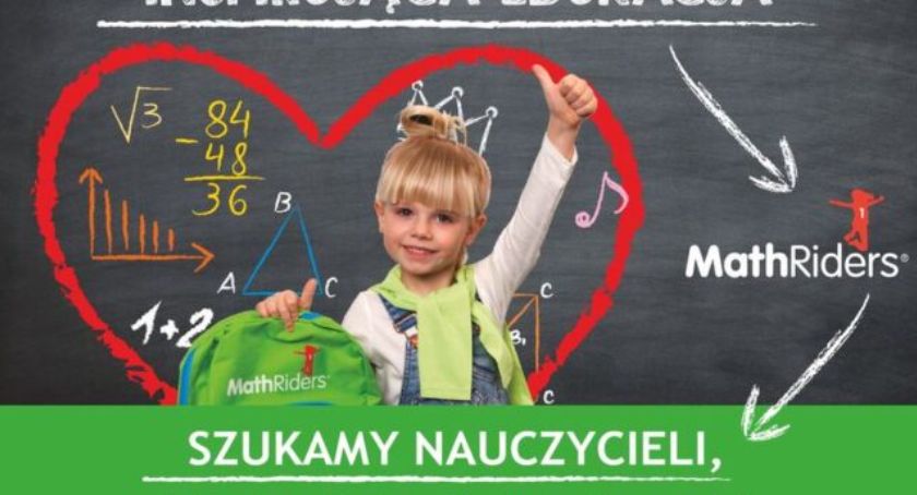 Praca: nauczyciel matematyki metodą MathRiders