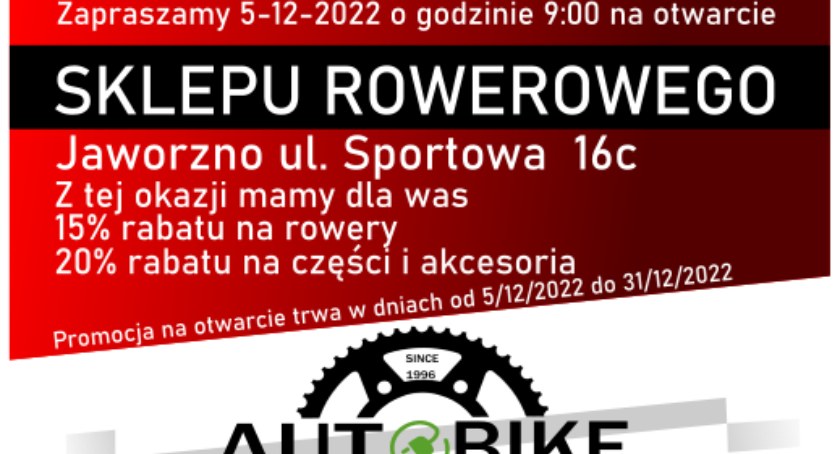 Nowy salon rowerowy w Jaworznie