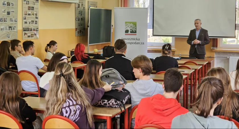 Pierwsze kroki w biznesie. Szkolenie Jaworznickiej Izby Gospodarczej dla uczniów w Jaworznie