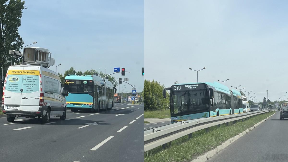 Awaria autobusu elektrycznego PKM Jaworzno