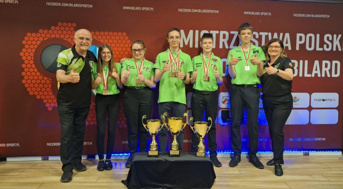 Jaworzniccy bilardziści z jedenastoma medalami