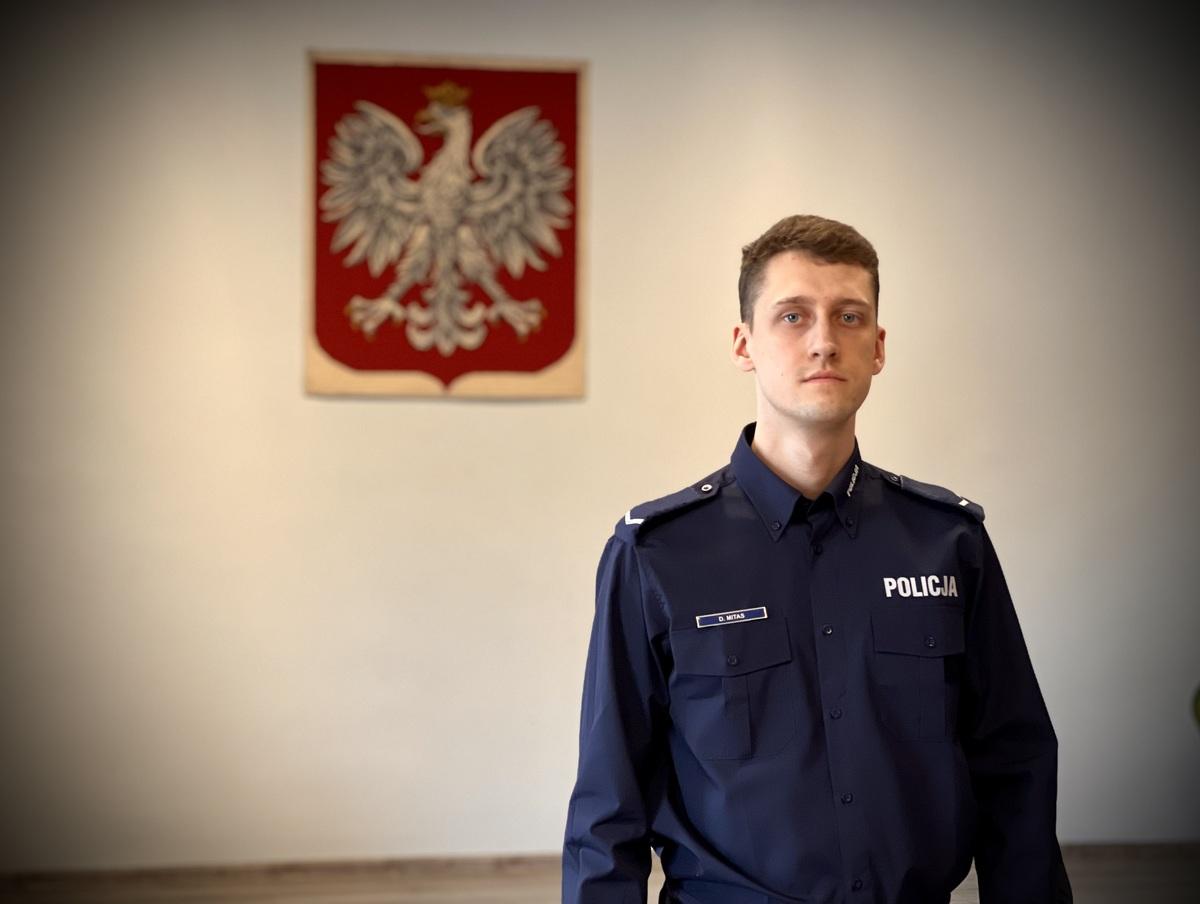 Dzielnicowy w czasie wolnym od służby zatrzymał złodzieja