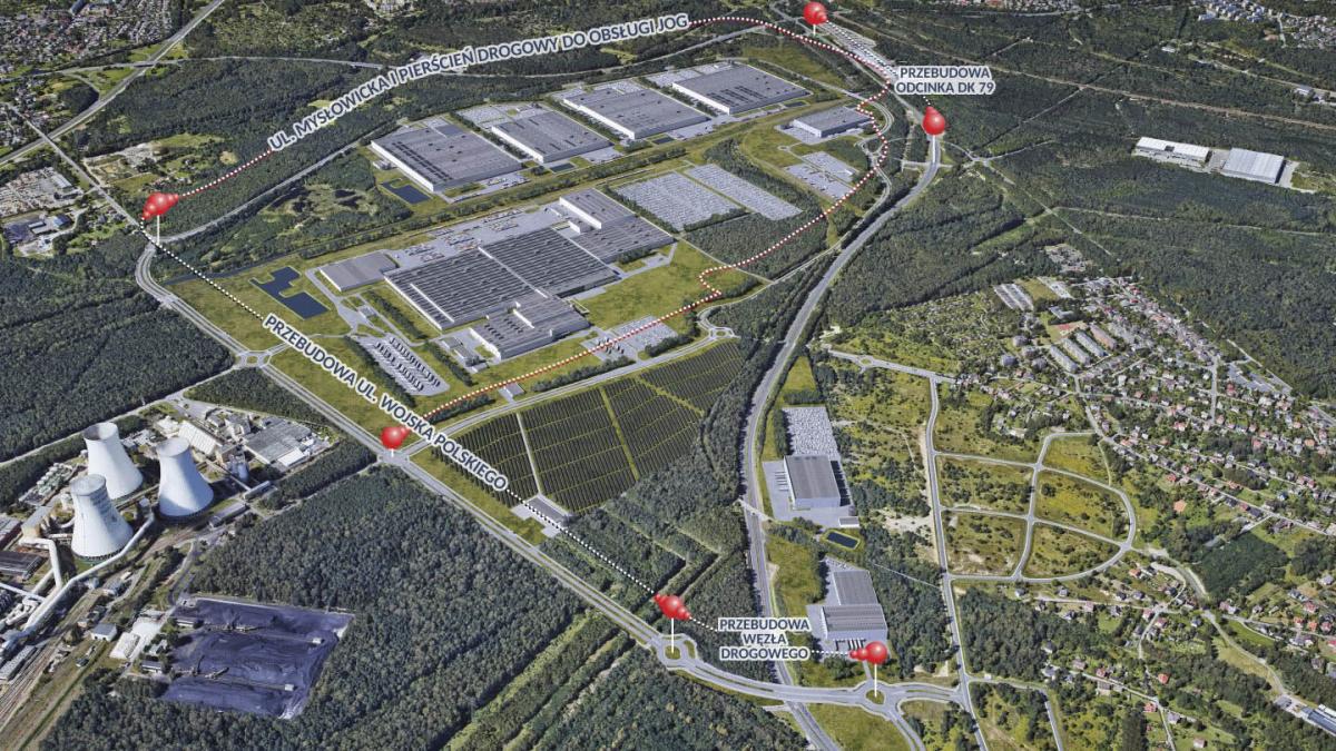 Do końca 2027 roku powstaną nowe drogi na wjeździe do Jaworzna