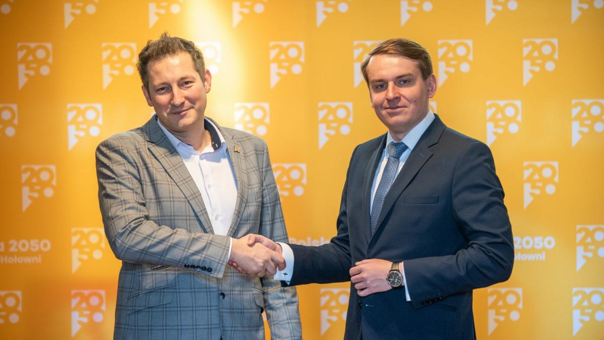 Polska 2050 Szymona Hołowni w Jaworznie poparła Michała Kirkera