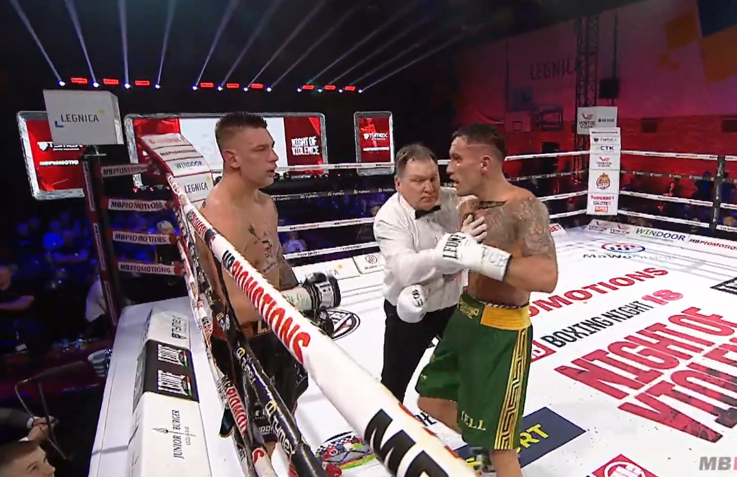 Kamil Młodziński wystąpił w gali MB Boxing Night 18