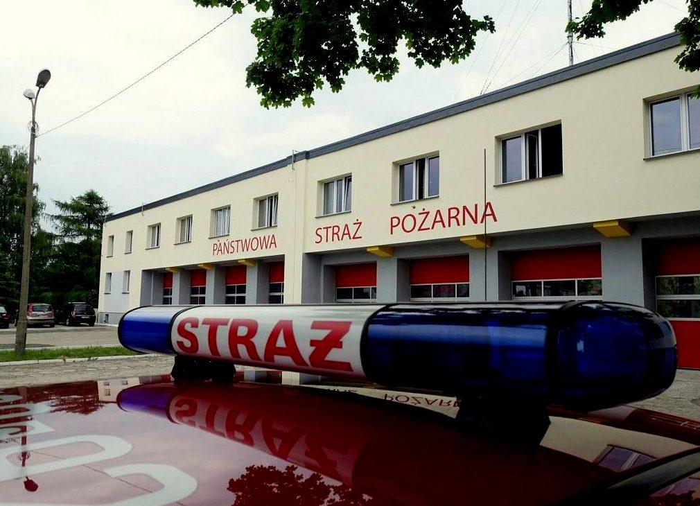 Pożar traw na Podwalu
