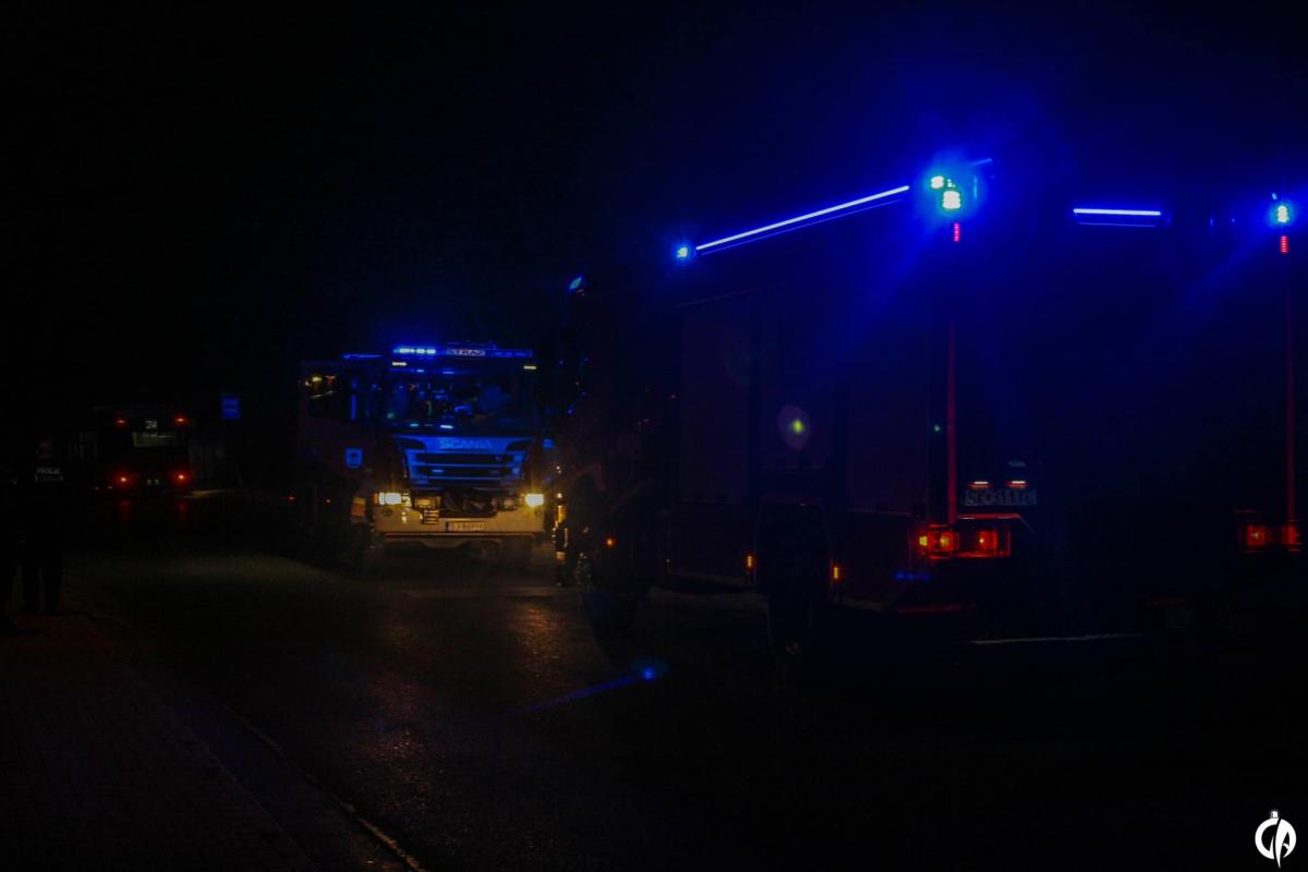 Pożar butli LPG w Ciężkowicach