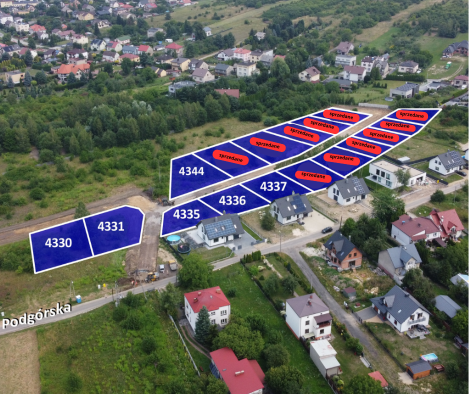 Miasto sprzedaje działki budowlane przy ul. Pod Grodziskiem