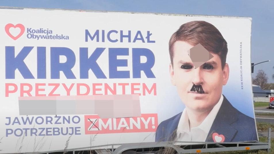Zniszczone plakaty wyborcze. Stop mowie nienawiści - apelują kandydaci