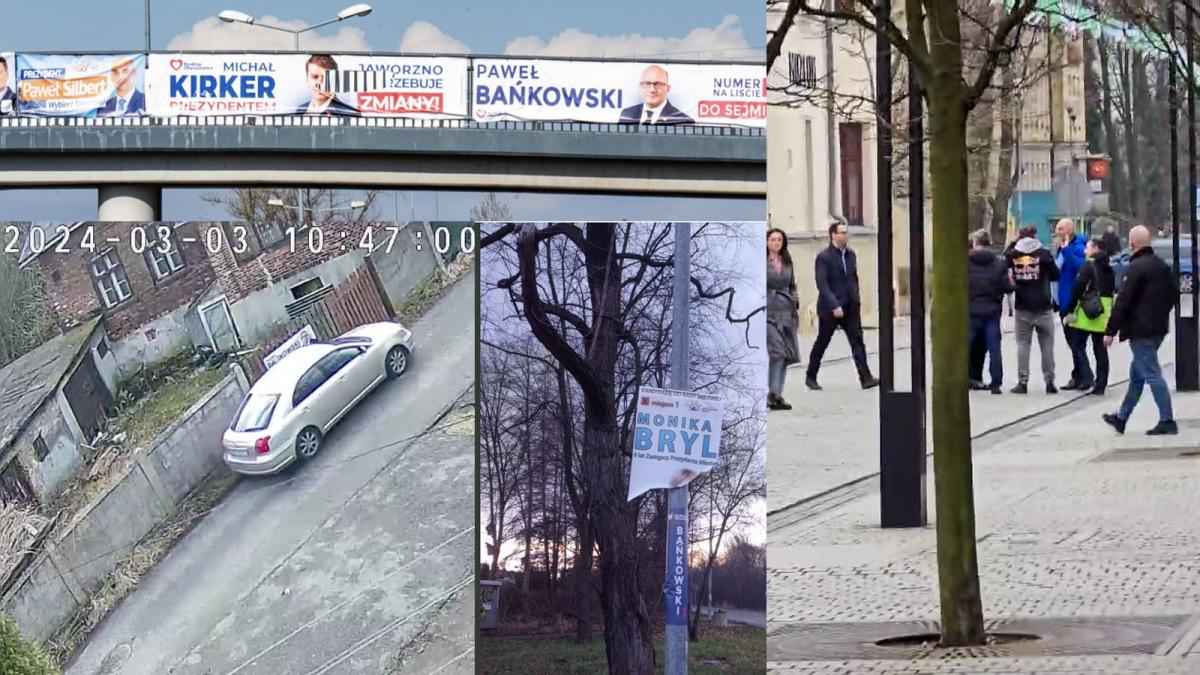 Zniszczone materiały i incydenty wyborcze