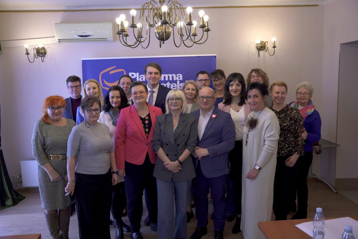 Wiceminister Edukacji Katarzyna Lubnauer z wizytą w Jaworznie