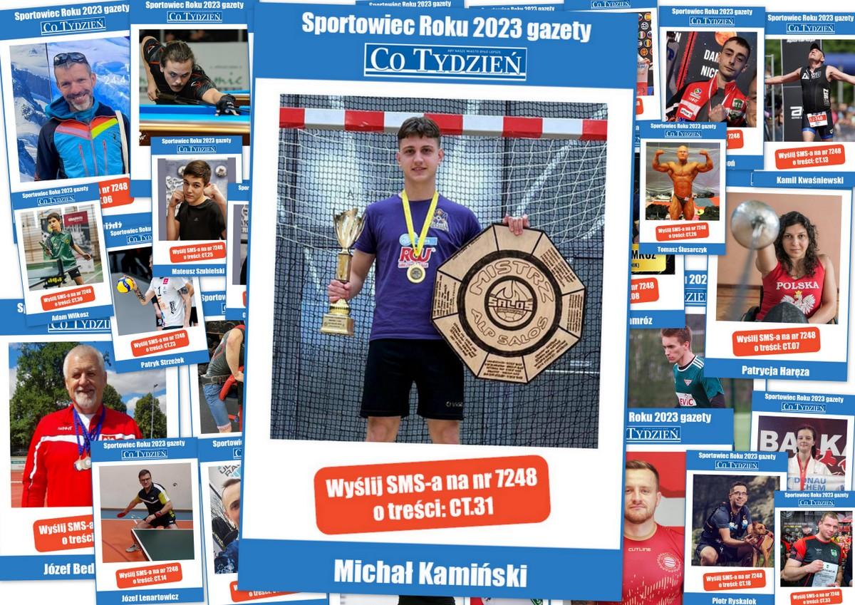 Michał Kamiński nominowany w plebiscycie Najpopularniejszy Sportowiec Roku 2023 w Jaworznie
