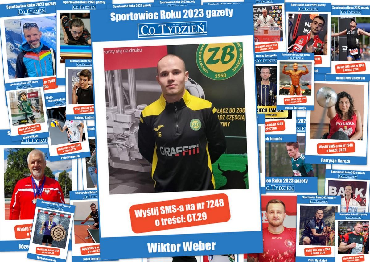 Wiktor Weber nominowany w plebiscycie Najpopularniejszy Sportowiec Roku 2023 w Jaworznie