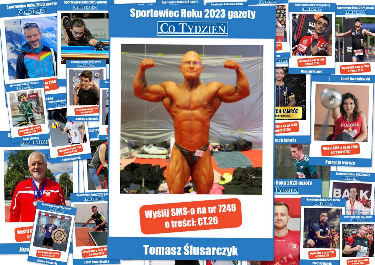 Tomasz Ślusarczyk nominowany w plebiscycie Najpopularniejszy Sportowiec Roku 2023 w Jaworznie