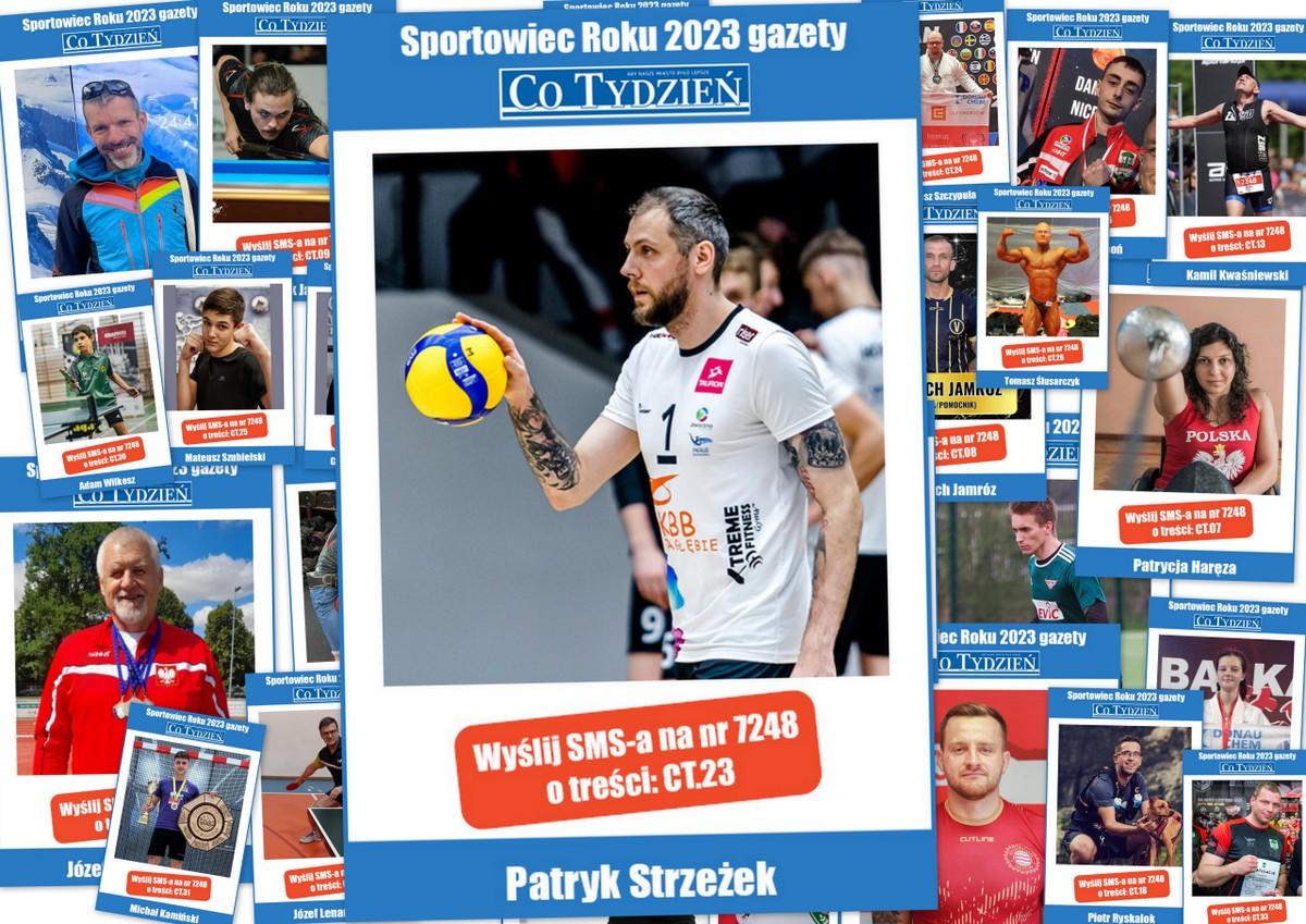 Patryk Strzeżek nominowany w plebiscycie Najpopularniejszy Sportowiec Roku 2023 w Jaworznie