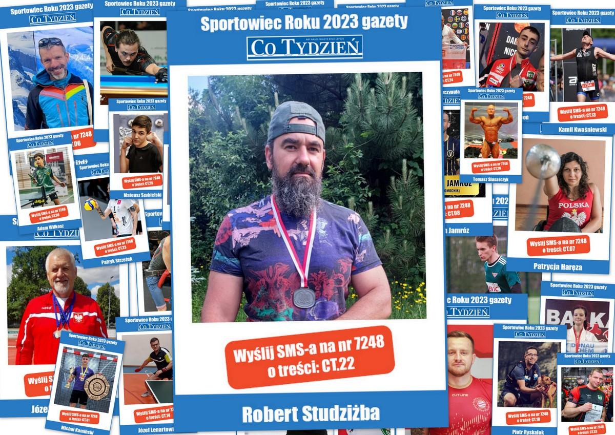 Robert Studziżba nominowany w plebiscycie Najpopularniejszy Sportowiec Roku 2023 w Jaworznie