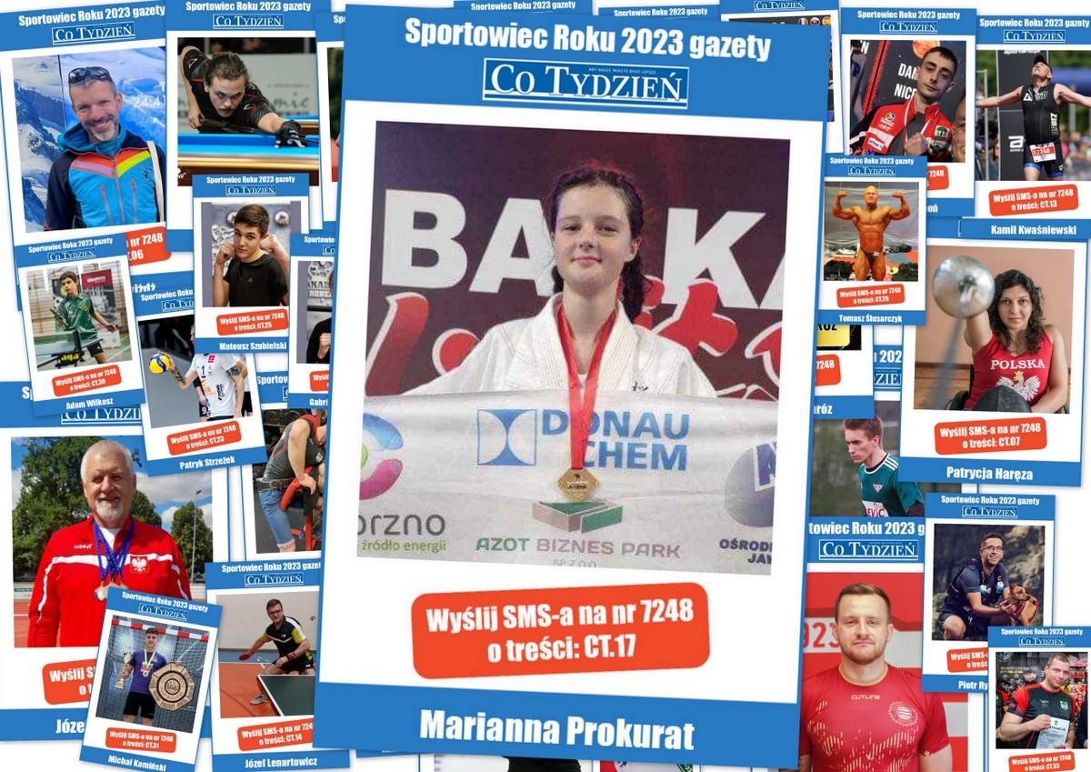 Marianna Prokurat nominowana w plebiscycie Najpopularniejszy Sportowiec Roku 2023 w Jaworznie