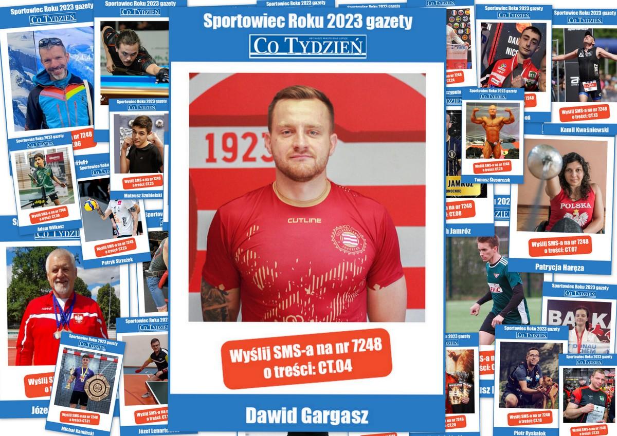 Dawid Gargasz nominowany w plebiscycie Najpopularniejszy Sportowiec Roku 2023 w Jaworznie