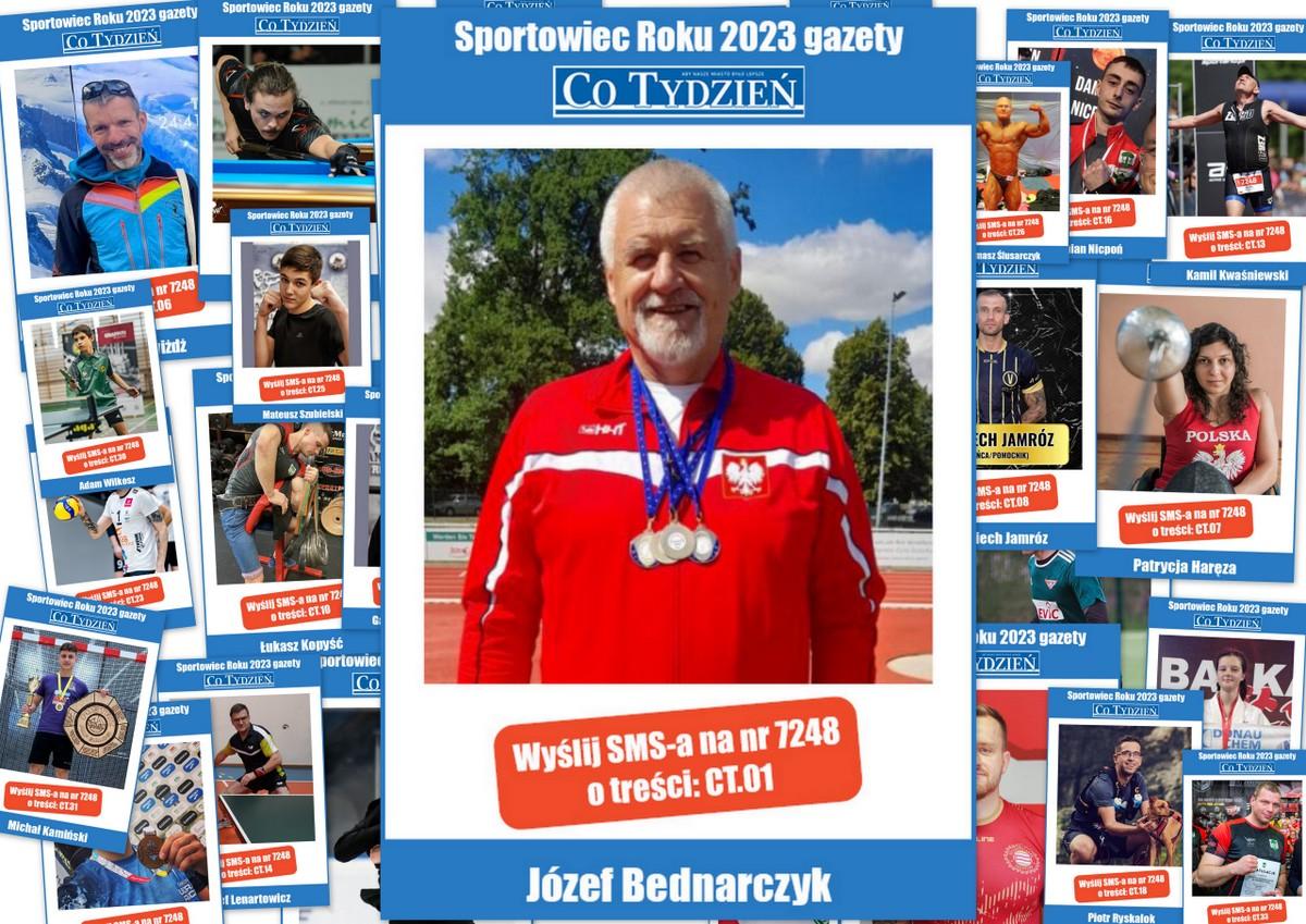 Józef Bednarczyk nominowany w plebiscycie Najpopularniejszy Sportowiec Roku 2023 w Jaworznie