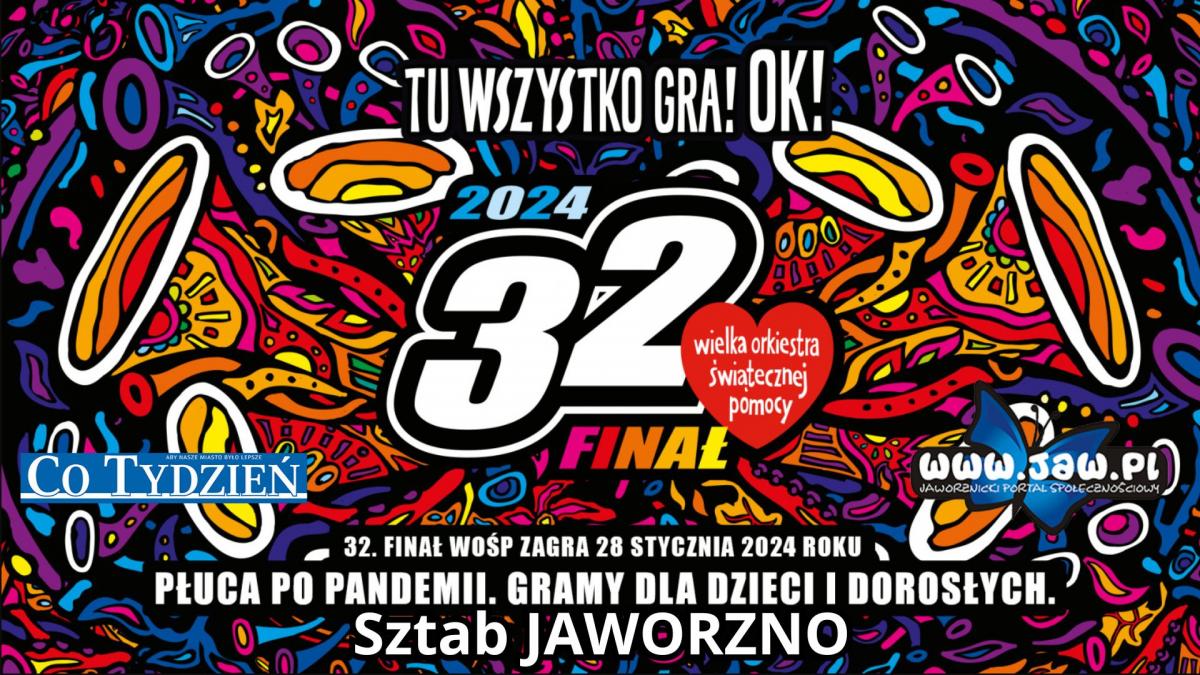 Harmonogram 32. Finału WOŚP w Jaworznie. Trzy dni atrakcji