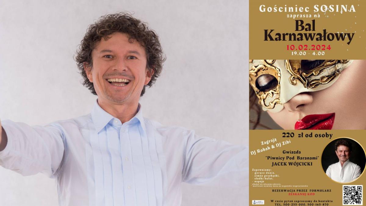 Bal karnawałowy w Wodniku - wystąpi Jacek Wójcicki