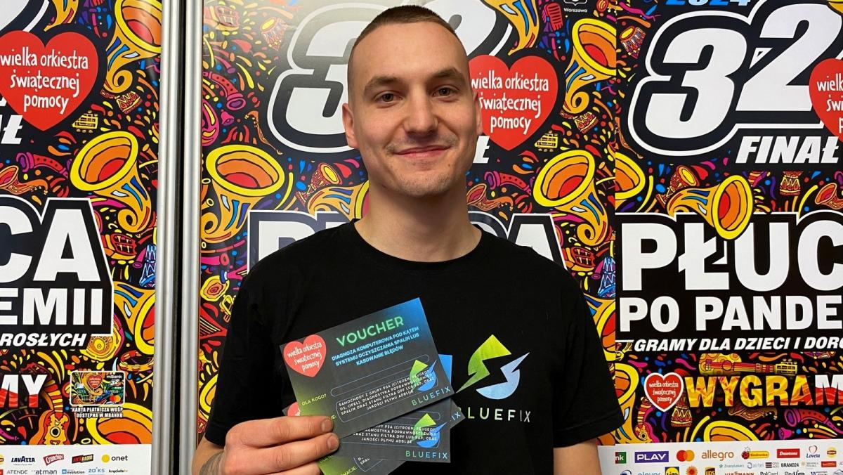 Vouchery od BlueFix na aukcjach WOŚP - diagnoza komputerowa systemu oczyszczania spalin lub kasowanie błędów