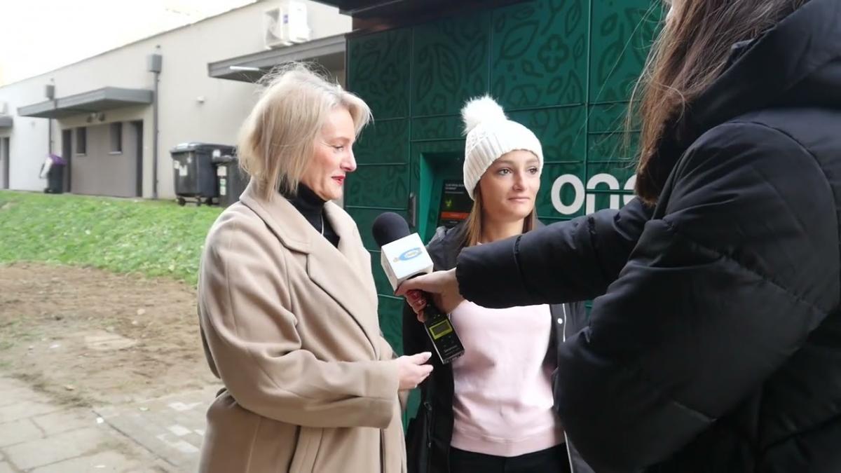 Automat na paczki zaraz na wyjściu z kwiaciarni – Pani Edyta załamuję ręce
