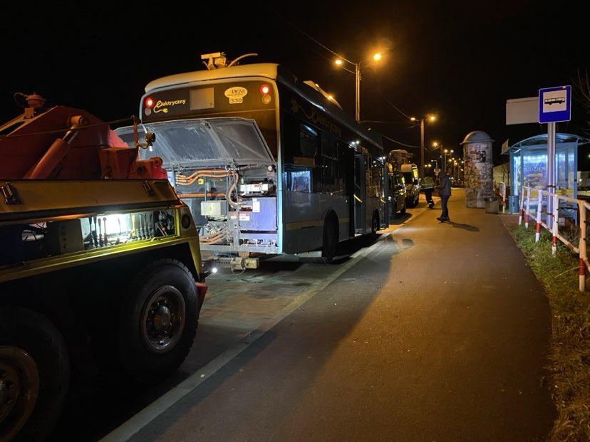 Awaria autobusu na Pechniku