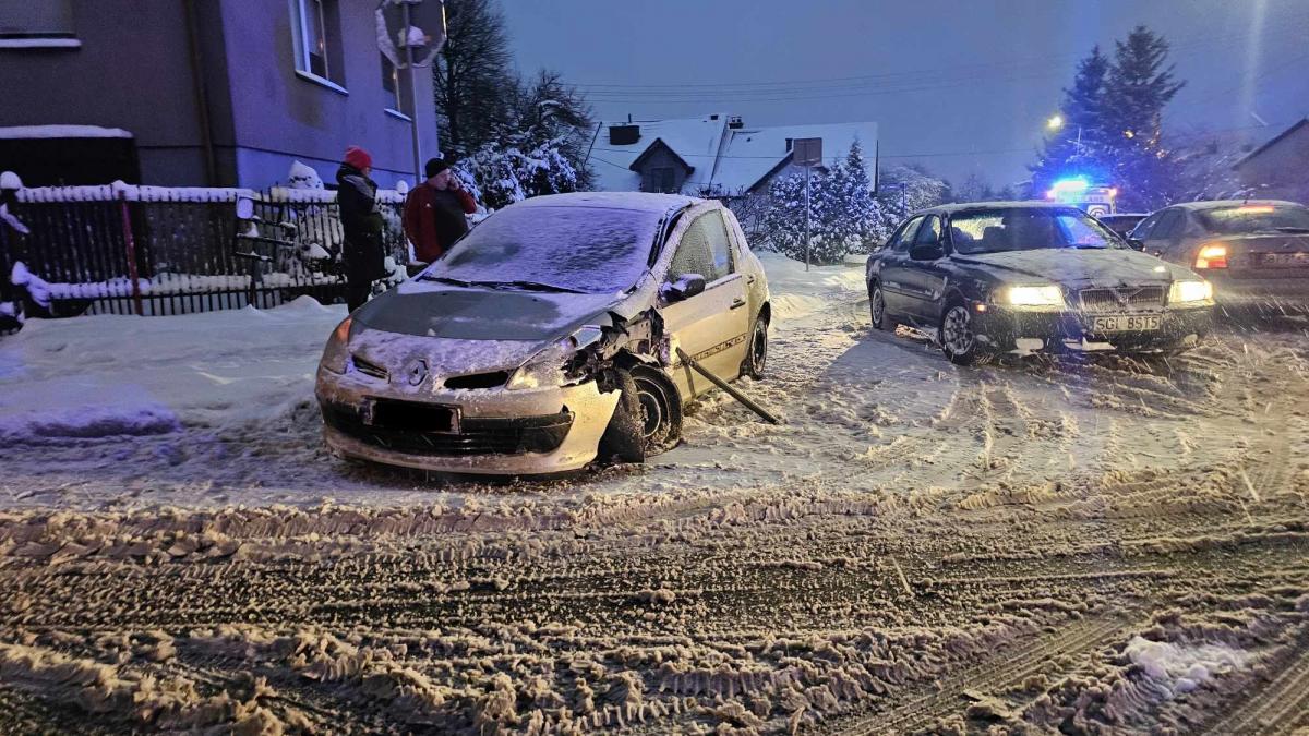 Kolizja na skrzyżowaniu ulic Wojciecha i Drabika
