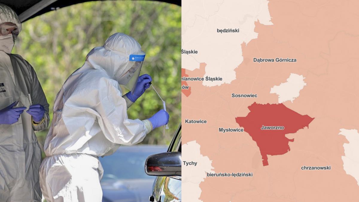 Wzrost zachorowań na COVID-19 również w Jaworznie
