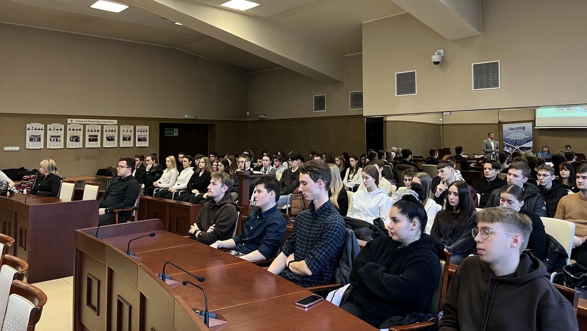 Konferencja w ramach Szkolnego Jaworznickiego Maratonu Przedsiębiorczości
