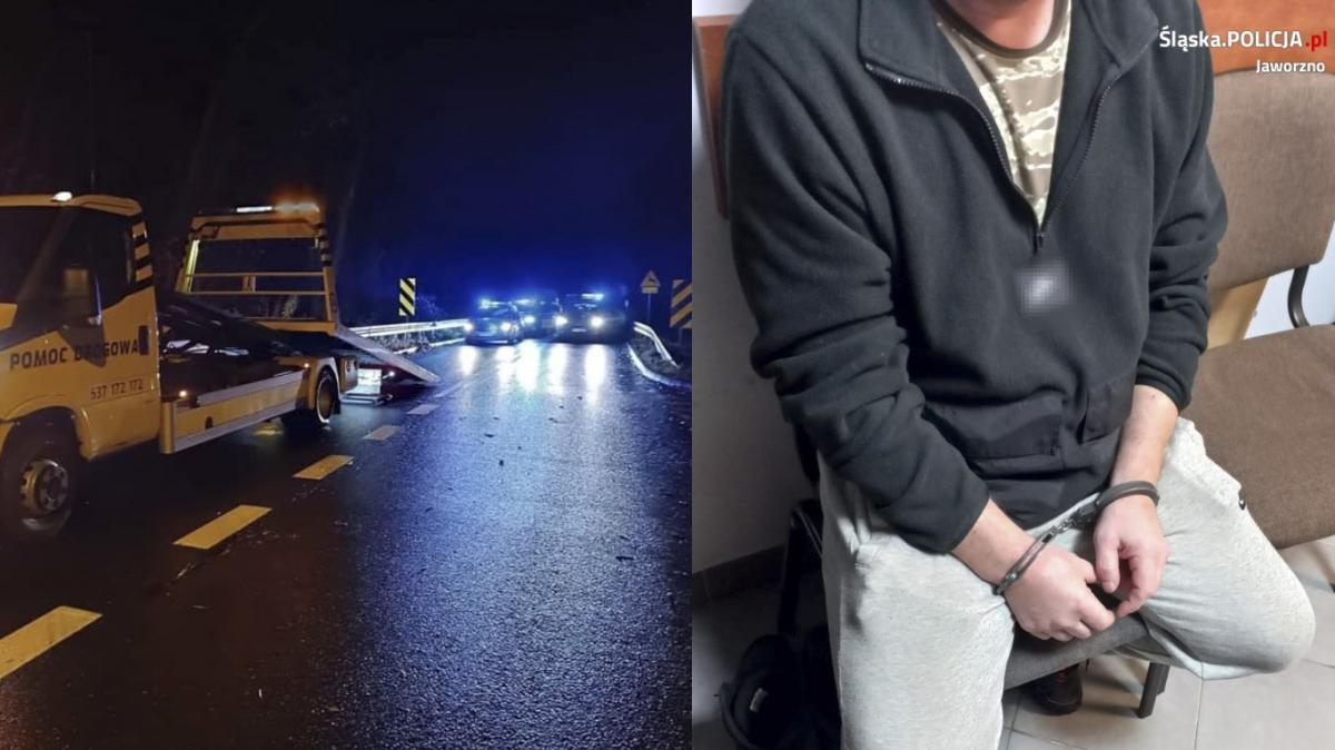 Miał 3 promile i uciekał przed Policją. Uderzył w nowy policyjny radiowóz