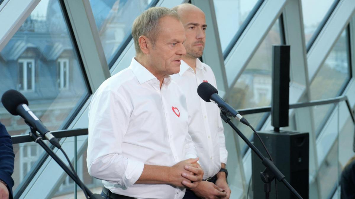 Donald Tusk skomentował sprawę Izery podczas konferencji w Katowicach