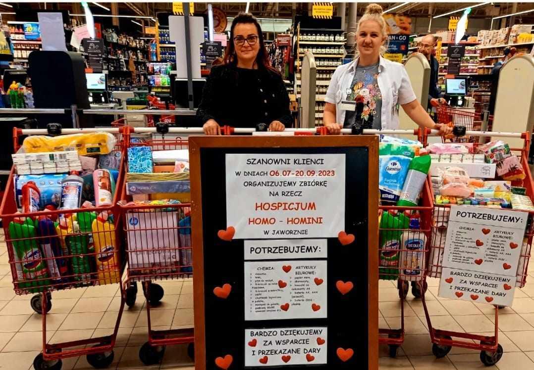 Carrefour Osiedle Stałe ze zbiórką na hospicjum