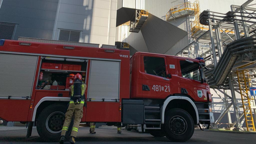 Pożar na bloku 910 w Jaworznie! Uwaga to są tylko ćwiczenia!