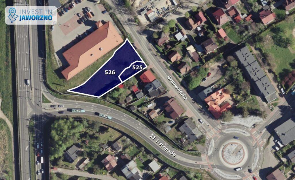 Miasto sprzedaje kompleks działek usługowych przy ul. Grunwaldzkiej