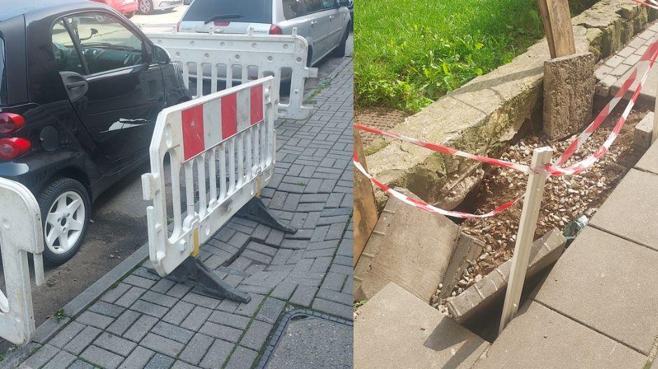 Zapadlisko w Centrum coraz głębsze. W pobliżu powstały też kolejne nowe