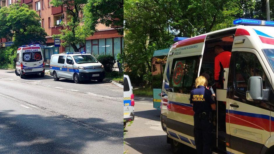 Strażnicy Miejscy pomogli starszej kobiecie, która zasłabła w Centrum