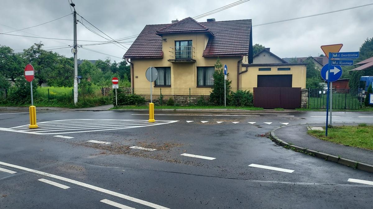 Zmiana organizacji ruchu na skrzyżowaniu w Byczynie w Jaworznie