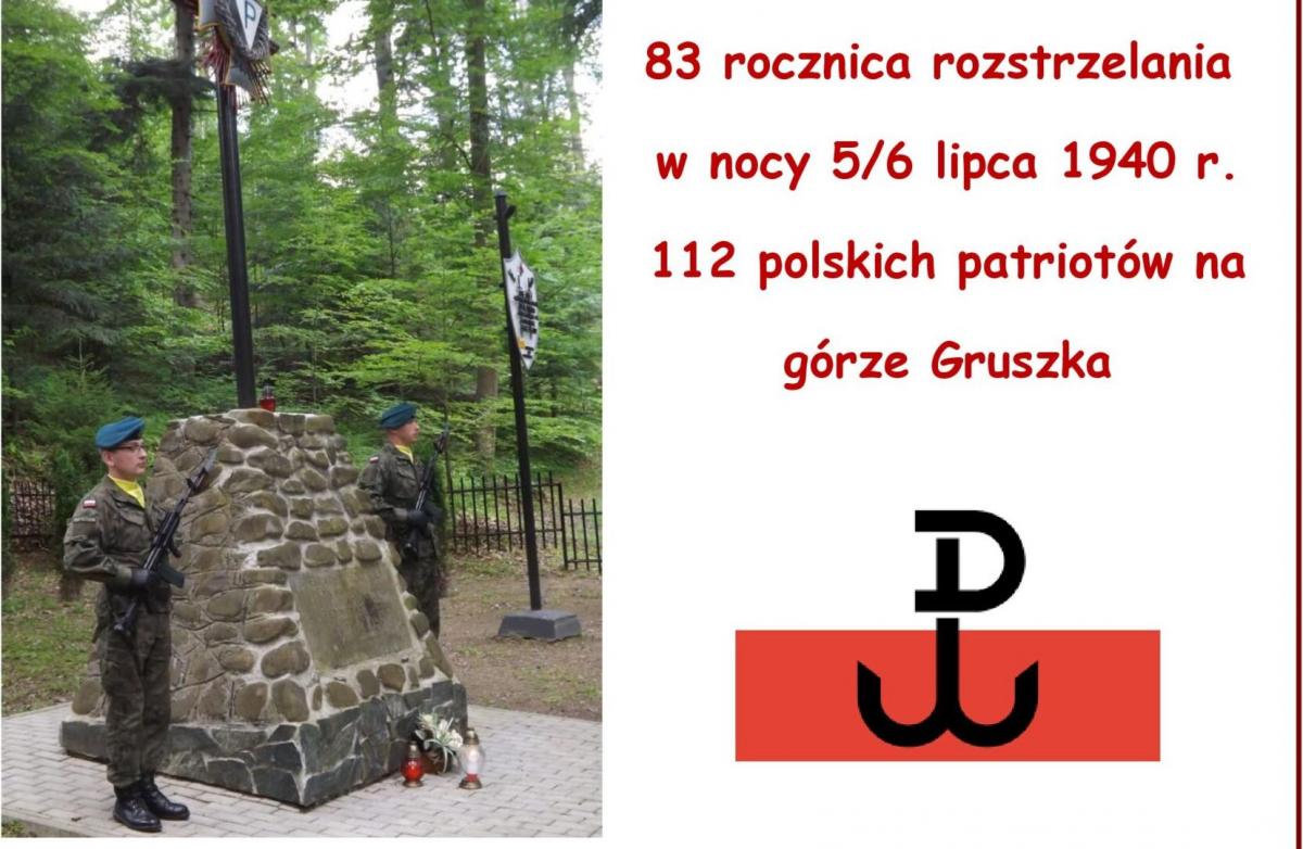 Zaproszenie na uroczystości na górze Gruszka